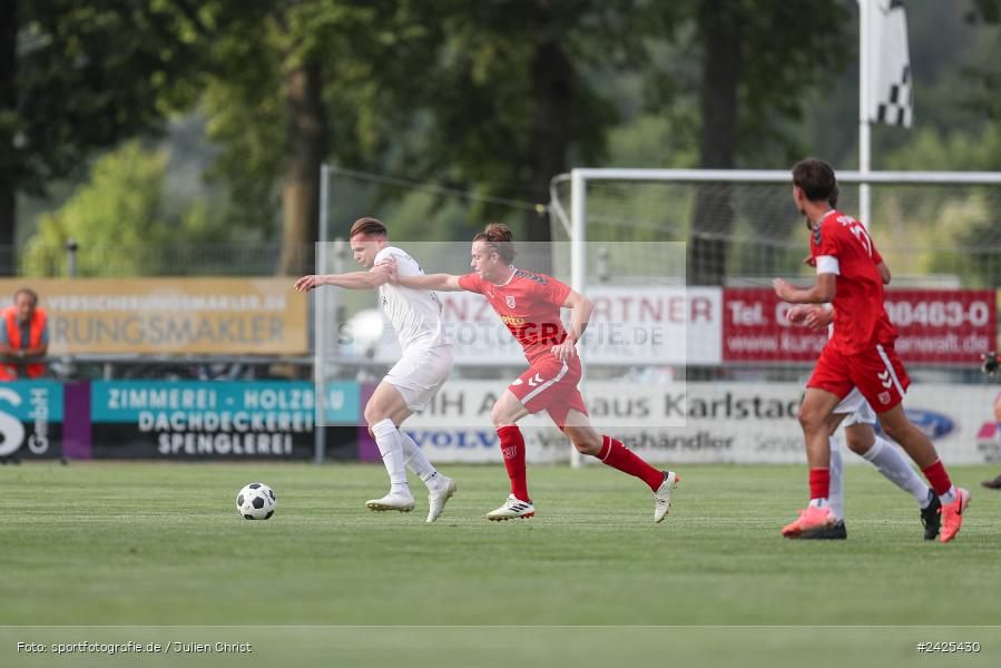 Fundamentum Sportpark, Karlburg, 09.08.2024, sport, action, BFV, Fussball, 5. Spieltag, Bayernliga Nord, SSV, TSV, SSV Jahn Regensburg II (U21), TSV Karlburg - Bild-ID: 2425430