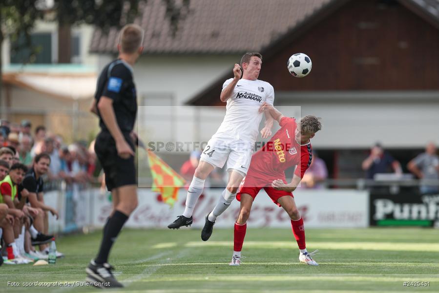 Fundamentum Sportpark, Karlburg, 09.08.2024, sport, action, BFV, Fussball, 5. Spieltag, Bayernliga Nord, SSV, TSV, SSV Jahn Regensburg II (U21), TSV Karlburg - Bild-ID: 2425431