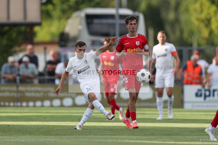 Fundamentum Sportpark, Karlburg, 09.08.2024, sport, action, BFV, Fussball, 5. Spieltag, Bayernliga Nord, SSV, TSV, SSV Jahn Regensburg II (U21), TSV Karlburg - Bild-ID: 2425443