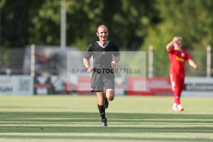 Fundamentum Sportpark, Karlburg, 09.08.2024, sport, action, BFV, Fussball, 5. Spieltag, Bayernliga Nord, SSV, TSV, SSV Jahn Regensburg II (U21), TSV Karlburg - Bild-ID: 2425449 Fundamentum Sportpark, Karlburg, 09.08.2024, sport, action, BFV, Fussball, 5. Spieltag, Bayernliga Nord, SSV, TSV, SSV Jahn Regensburg II (U21), TSV Karlburg - Bild-ID: 2425449