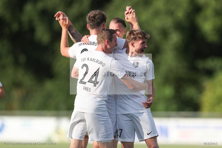 Fundamentum Sportpark, Karlburg, 09.08.2024, sport, action, BFV, Fussball, 5. Spieltag, Bayernliga Nord, SSV, TSV, SSV Jahn Regensburg II (U21), TSV Karlburg - Bild-ID: 2425463 Fundamentum Sportpark, Karlburg, 09.08.2024, sport, action, BFV, Fussball, 5. Spieltag, Bayernliga Nord, SSV, TSV, SSV Jahn Regensburg II (U21), TSV Karlburg - Bild-ID: 2425463