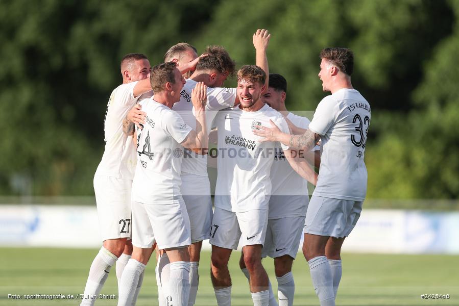 Fundamentum Sportpark, Karlburg, 09.08.2024, sport, action, BFV, Fussball, 5. Spieltag, Bayernliga Nord, SSV, TSV, SSV Jahn Regensburg II (U21), TSV Karlburg - Bild-ID: 2425468 Fundamentum Sportpark, Karlburg, 09.08.2024, sport, action, BFV, Fussball, 5. Spieltag, Bayernliga Nord, SSV, TSV, SSV Jahn Regensburg II (U21), TSV Karlburg - Bild-ID: 2425468
