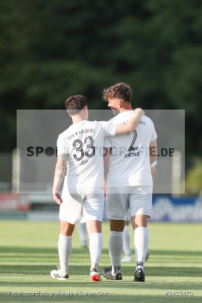 Fundamentum Sportpark, Karlburg, 09.08.2024, sport, action, BFV, Fussball, 5. Spieltag, Bayernliga Nord, SSV, TSV, SSV Jahn Regensburg II (U21), TSV Karlburg - Bild-ID: 2425470 Fundamentum Sportpark, Karlburg, 09.08.2024, sport, action, BFV, Fussball, 5. Spieltag, Bayernliga Nord, SSV, TSV, SSV Jahn Regensburg II (U21), TSV Karlburg - Bild-ID: 2425470