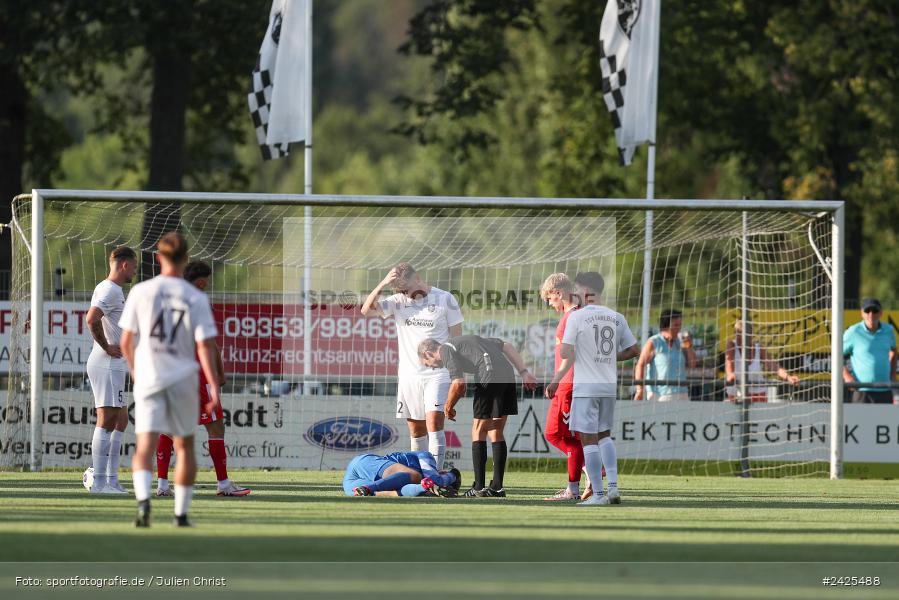 Fundamentum Sportpark, Karlburg, 09.08.2024, sport, action, BFV, Fussball, 5. Spieltag, Bayernliga Nord, SSV, TSV, SSV Jahn Regensburg II (U21), TSV Karlburg - Bild-ID: 2425488