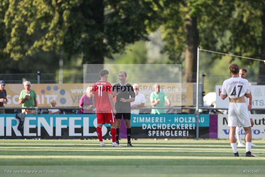 Fundamentum Sportpark, Karlburg, 09.08.2024, sport, action, BFV, Fussball, 5. Spieltag, Bayernliga Nord, SSV, TSV, SSV Jahn Regensburg II (U21), TSV Karlburg - Bild-ID: 2425491
