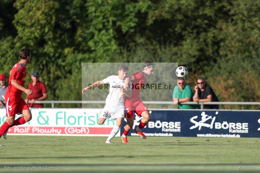 Fundamentum Sportpark, Karlburg, 09.08.2024, sport, action, BFV, Fussball, 5. Spieltag, Bayernliga Nord, SSV, TSV, SSV Jahn Regensburg II (U21), TSV Karlburg - Bild-ID: 2425500