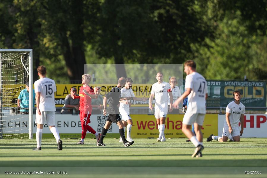 Fundamentum Sportpark, Karlburg, 09.08.2024, sport, action, BFV, Fussball, 5. Spieltag, Bayernliga Nord, SSV, TSV, SSV Jahn Regensburg II (U21), TSV Karlburg - Bild-ID: 2425506