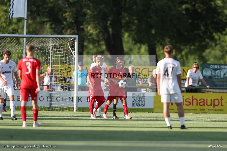Fundamentum Sportpark, Karlburg, 09.08.2024, sport, action, BFV, Fussball, 5. Spieltag, Bayernliga Nord, SSV, TSV, SSV Jahn Regensburg II (U21), TSV Karlburg - Bild-ID: 2425507