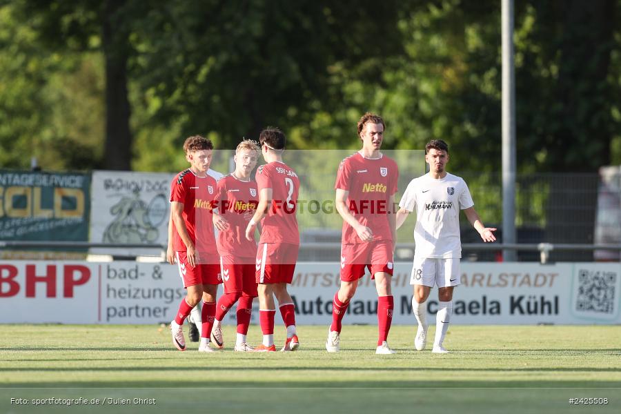 Fundamentum Sportpark, Karlburg, 09.08.2024, sport, action, BFV, Fussball, 5. Spieltag, Bayernliga Nord, SSV, TSV, SSV Jahn Regensburg II (U21), TSV Karlburg - Bild-ID: 2425508