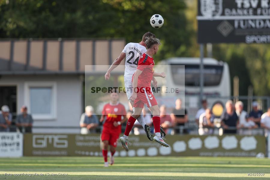 Fundamentum Sportpark, Karlburg, 09.08.2024, sport, action, BFV, Fussball, 5. Spieltag, Bayernliga Nord, SSV, TSV, SSV Jahn Regensburg II (U21), TSV Karlburg - Bild-ID: 2425509