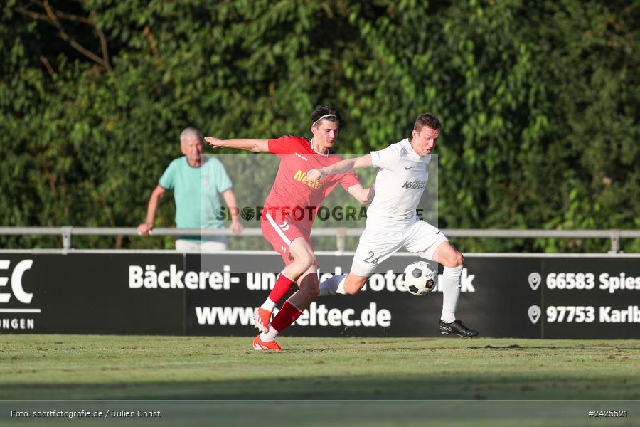 Fundamentum Sportpark, Karlburg, 09.08.2024, sport, action, BFV, Fussball, 5. Spieltag, Bayernliga Nord, SSV, TSV, SSV Jahn Regensburg II (U21), TSV Karlburg - Bild-ID: 2425521