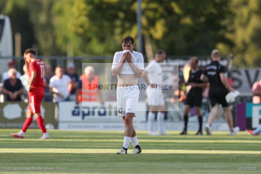 Fundamentum Sportpark, Karlburg, 09.08.2024, sport, action, BFV, Fussball, 5. Spieltag, Bayernliga Nord, SSV, TSV, SSV Jahn Regensburg II (U21), TSV Karlburg - Bild-ID: 2425528