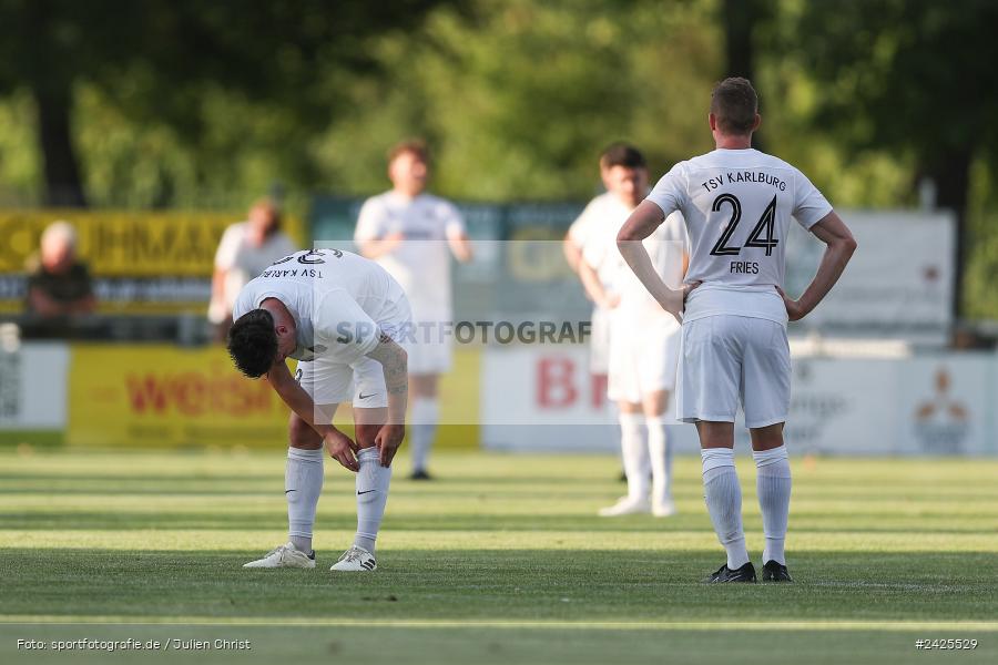 Fundamentum Sportpark, Karlburg, 09.08.2024, sport, action, BFV, Fussball, 5. Spieltag, Bayernliga Nord, SSV, TSV, SSV Jahn Regensburg II (U21), TSV Karlburg - Bild-ID: 2425529