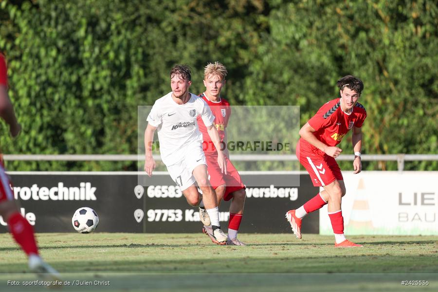 Fundamentum Sportpark, Karlburg, 09.08.2024, sport, action, BFV, Fussball, 5. Spieltag, Bayernliga Nord, SSV, TSV, SSV Jahn Regensburg II (U21), TSV Karlburg - Bild-ID: 2425536