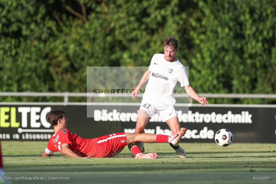 Fundamentum Sportpark, Karlburg, 09.08.2024, sport, action, BFV, Fussball, 5. Spieltag, Bayernliga Nord, SSV, TSV, SSV Jahn Regensburg II (U21), TSV Karlburg - Bild-ID: 2425537