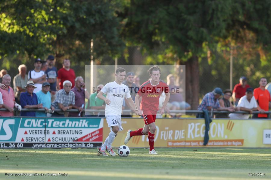 Fundamentum Sportpark, Karlburg, 09.08.2024, sport, action, BFV, Fussball, 5. Spieltag, Bayernliga Nord, SSV, TSV, SSV Jahn Regensburg II (U21), TSV Karlburg - Bild-ID: 2425543