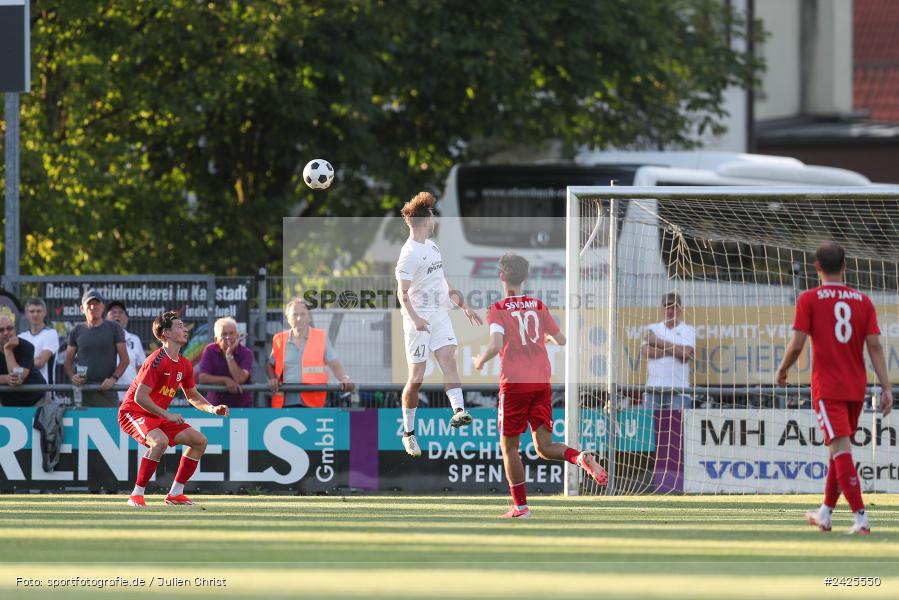 Fundamentum Sportpark, Karlburg, 09.08.2024, sport, action, BFV, Fussball, 5. Spieltag, Bayernliga Nord, SSV, TSV, SSV Jahn Regensburg II (U21), TSV Karlburg - Bild-ID: 2425550