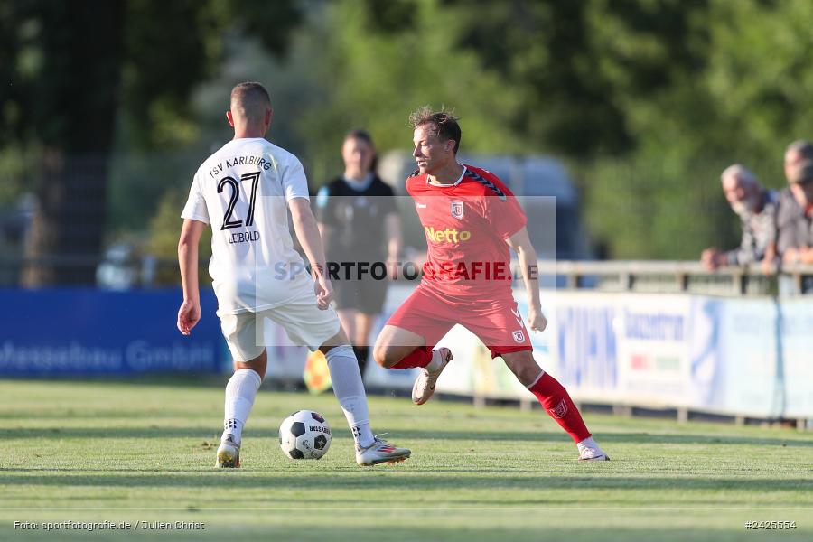 Fundamentum Sportpark, Karlburg, 09.08.2024, sport, action, BFV, Fussball, 5. Spieltag, Bayernliga Nord, SSV, TSV, SSV Jahn Regensburg II (U21), TSV Karlburg - Bild-ID: 2425554