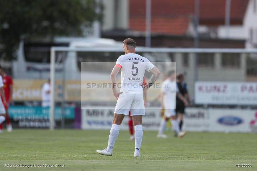 Fundamentum Sportpark, Karlburg, 09.08.2024, sport, action, BFV, Fussball, 5. Spieltag, Bayernliga Nord, SSV, TSV, SSV Jahn Regensburg II (U21), TSV Karlburg - Bild-ID: 2425556