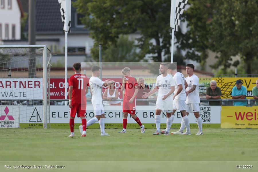 Fundamentum Sportpark, Karlburg, 09.08.2024, sport, action, BFV, Fussball, 5. Spieltag, Bayernliga Nord, SSV, TSV, SSV Jahn Regensburg II (U21), TSV Karlburg - Bild-ID: 2425559