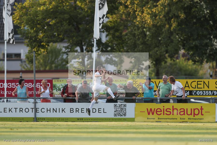 Fundamentum Sportpark, Karlburg, 09.08.2024, sport, action, BFV, Fussball, 5. Spieltag, Bayernliga Nord, SSV, TSV, SSV Jahn Regensburg II (U21), TSV Karlburg - Bild-ID: 2425578