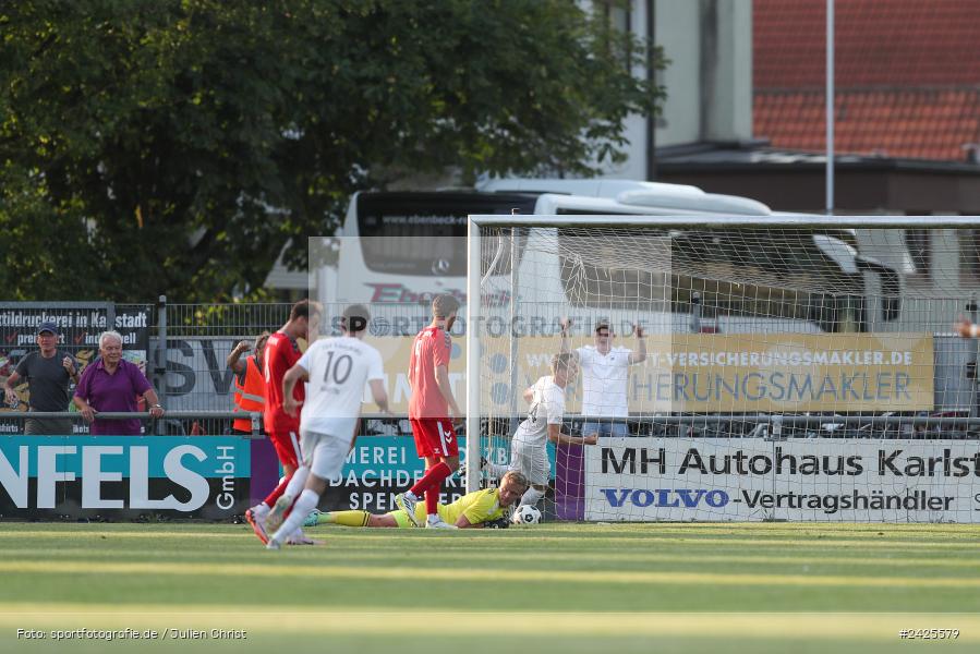 Fundamentum Sportpark, Karlburg, 09.08.2024, sport, action, BFV, Fussball, 5. Spieltag, Bayernliga Nord, SSV, TSV, SSV Jahn Regensburg II (U21), TSV Karlburg - Bild-ID: 2425579