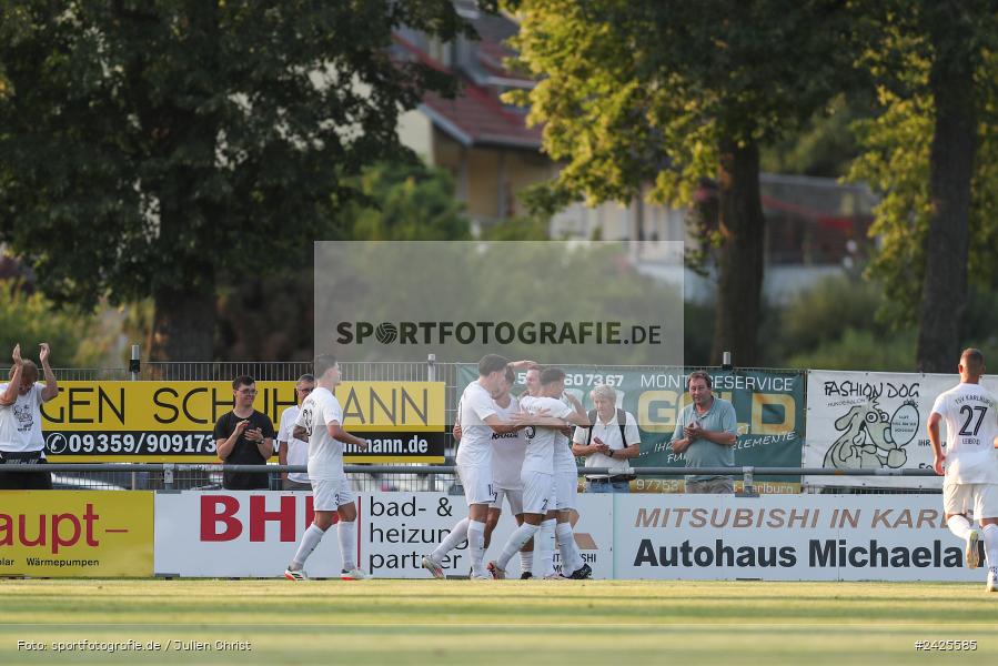 Fundamentum Sportpark, Karlburg, 09.08.2024, sport, action, BFV, Fussball, 5. Spieltag, Bayernliga Nord, SSV, TSV, SSV Jahn Regensburg II (U21), TSV Karlburg - Bild-ID: 2425585