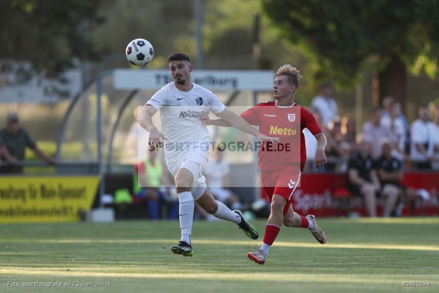 Fundamentum Sportpark, Karlburg, 09.08.2024, sport, action, BFV, Fussball, 5. Spieltag, Bayernliga Nord, SSV, TSV, SSV Jahn Regensburg II (U21), TSV Karlburg - Bild-ID: 2425594