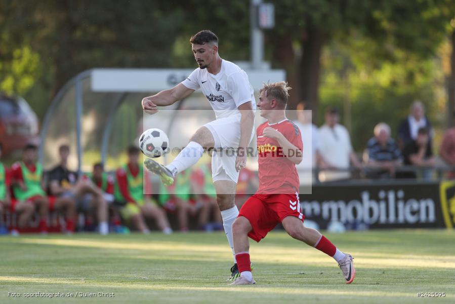 Fundamentum Sportpark, Karlburg, 09.08.2024, sport, action, BFV, Fussball, 5. Spieltag, Bayernliga Nord, SSV, TSV, SSV Jahn Regensburg II (U21), TSV Karlburg - Bild-ID: 2425595