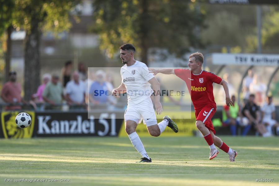 Fundamentum Sportpark, Karlburg, 09.08.2024, sport, action, BFV, Fussball, 5. Spieltag, Bayernliga Nord, SSV, TSV, SSV Jahn Regensburg II (U21), TSV Karlburg - Bild-ID: 2425597