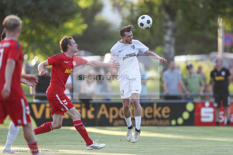 Fundamentum Sportpark, Karlburg, 09.08.2024, sport, action, BFV, Fussball, 5. Spieltag, Bayernliga Nord, SSV, TSV, SSV Jahn Regensburg II (U21), TSV Karlburg - Bild-ID: 2425601