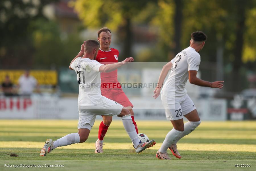 Fundamentum Sportpark, Karlburg, 09.08.2024, sport, action, BFV, Fussball, 5. Spieltag, Bayernliga Nord, SSV, TSV, SSV Jahn Regensburg II (U21), TSV Karlburg - Bild-ID: 2425606