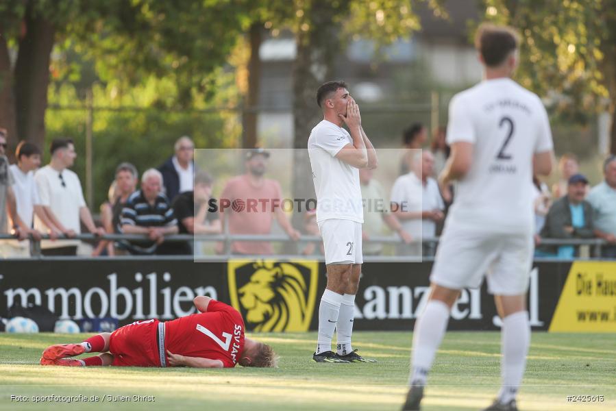 Fundamentum Sportpark, Karlburg, 09.08.2024, sport, action, BFV, Fussball, 5. Spieltag, Bayernliga Nord, SSV, TSV, SSV Jahn Regensburg II (U21), TSV Karlburg - Bild-ID: 2425613