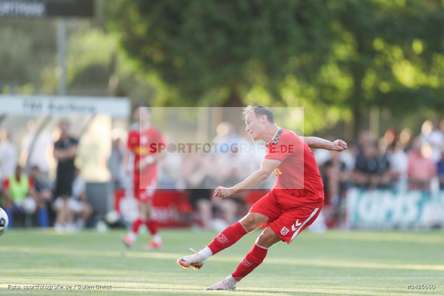 Fundamentum Sportpark, Karlburg, 09.08.2024, sport, action, BFV, Fussball, 5. Spieltag, Bayernliga Nord, SSV, TSV, SSV Jahn Regensburg II (U21), TSV Karlburg - Bild-ID: 2425630