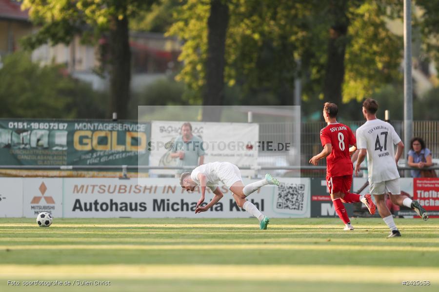 Fundamentum Sportpark, Karlburg, 09.08.2024, sport, action, BFV, Fussball, 5. Spieltag, Bayernliga Nord, SSV, TSV, SSV Jahn Regensburg II (U21), TSV Karlburg - Bild-ID: 2425638