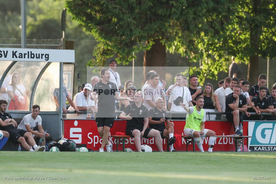 Fundamentum Sportpark, Karlburg, 09.08.2024, sport, action, BFV, Fussball, 5. Spieltag, Bayernliga Nord, SSV, TSV, SSV Jahn Regensburg II (U21), TSV Karlburg - Bild-ID: 2425640