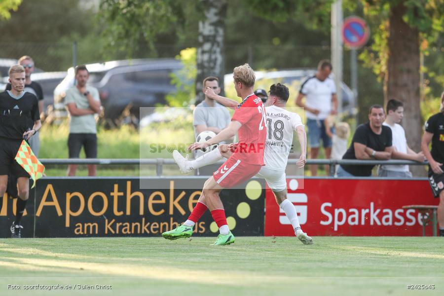 Fundamentum Sportpark, Karlburg, 09.08.2024, sport, action, BFV, Fussball, 5. Spieltag, Bayernliga Nord, SSV, TSV, SSV Jahn Regensburg II (U21), TSV Karlburg - Bild-ID: 2425643