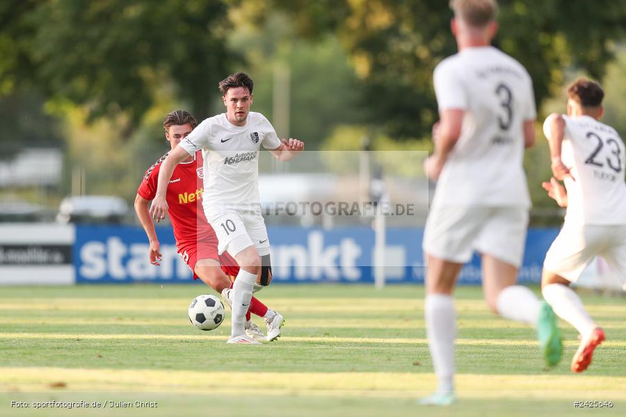 Fundamentum Sportpark, Karlburg, 09.08.2024, sport, action, BFV, Fussball, 5. Spieltag, Bayernliga Nord, SSV, TSV, SSV Jahn Regensburg II (U21), TSV Karlburg - Bild-ID: 2425646