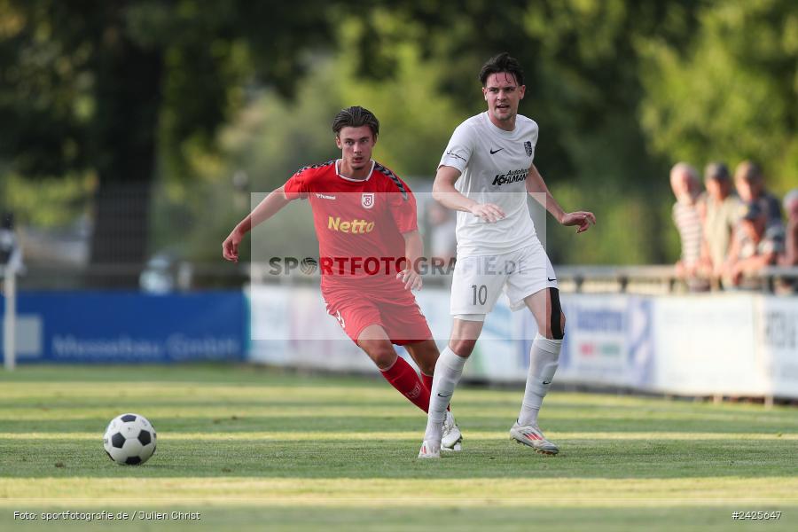 Fundamentum Sportpark, Karlburg, 09.08.2024, sport, action, BFV, Fussball, 5. Spieltag, Bayernliga Nord, SSV, TSV, SSV Jahn Regensburg II (U21), TSV Karlburg - Bild-ID: 2425647