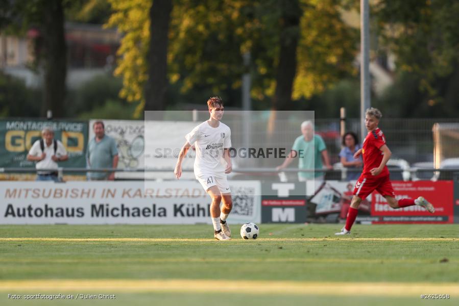 Fundamentum Sportpark, Karlburg, 09.08.2024, sport, action, BFV, Fussball, 5. Spieltag, Bayernliga Nord, SSV, TSV, SSV Jahn Regensburg II (U21), TSV Karlburg - Bild-ID: 2425658
