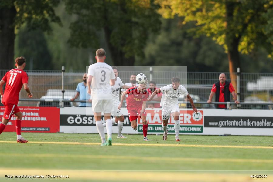 Fundamentum Sportpark, Karlburg, 09.08.2024, sport, action, BFV, Fussball, 5. Spieltag, Bayernliga Nord, SSV, TSV, SSV Jahn Regensburg II (U21), TSV Karlburg - Bild-ID: 2425659