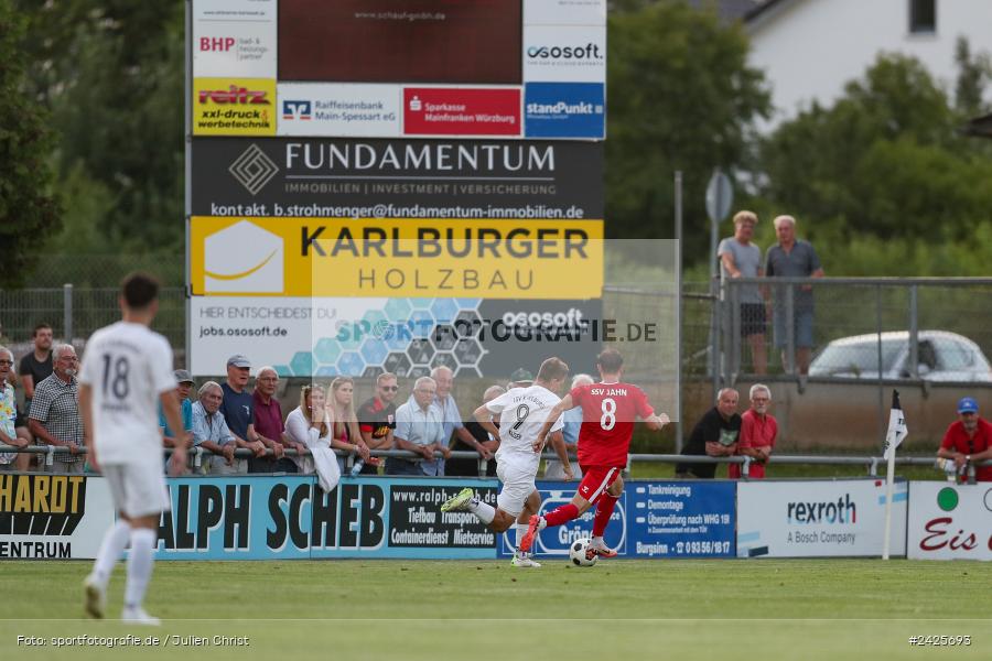 Fundamentum Sportpark, Karlburg, 09.08.2024, sport, action, BFV, Fussball, 5. Spieltag, Bayernliga Nord, SSV, TSV, SSV Jahn Regensburg II (U21), TSV Karlburg - Bild-ID: 2425693