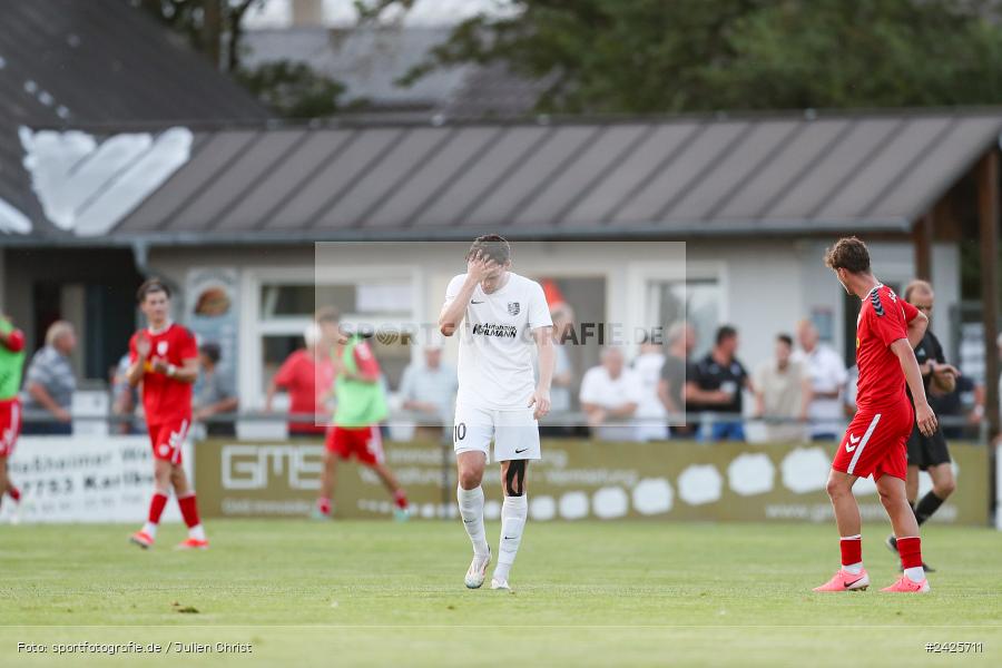 Fundamentum Sportpark, Karlburg, 09.08.2024, sport, action, BFV, Fussball, 5. Spieltag, Bayernliga Nord, SSV, TSV, SSV Jahn Regensburg II (U21), TSV Karlburg - Bild-ID: 2425711