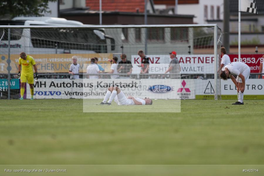 Fundamentum Sportpark, Karlburg, 09.08.2024, sport, action, BFV, Fussball, 5. Spieltag, Bayernliga Nord, SSV, TSV, SSV Jahn Regensburg II (U21), TSV Karlburg - Bild-ID: 2425714