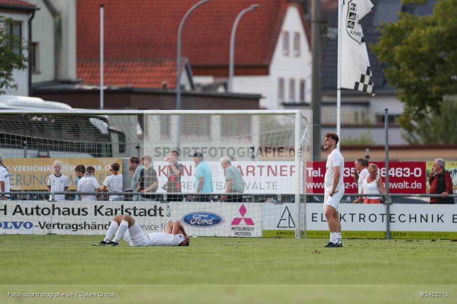 Fundamentum Sportpark, Karlburg, 09.08.2024, sport, action, BFV, Fussball, 5. Spieltag, Bayernliga Nord, SSV, TSV, SSV Jahn Regensburg II (U21), TSV Karlburg - Bild-ID: 2425716