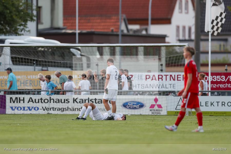 Fundamentum Sportpark, Karlburg, 09.08.2024, sport, action, BFV, Fussball, 5. Spieltag, Bayernliga Nord, SSV, TSV, SSV Jahn Regensburg II (U21), TSV Karlburg - Bild-ID: 2425719