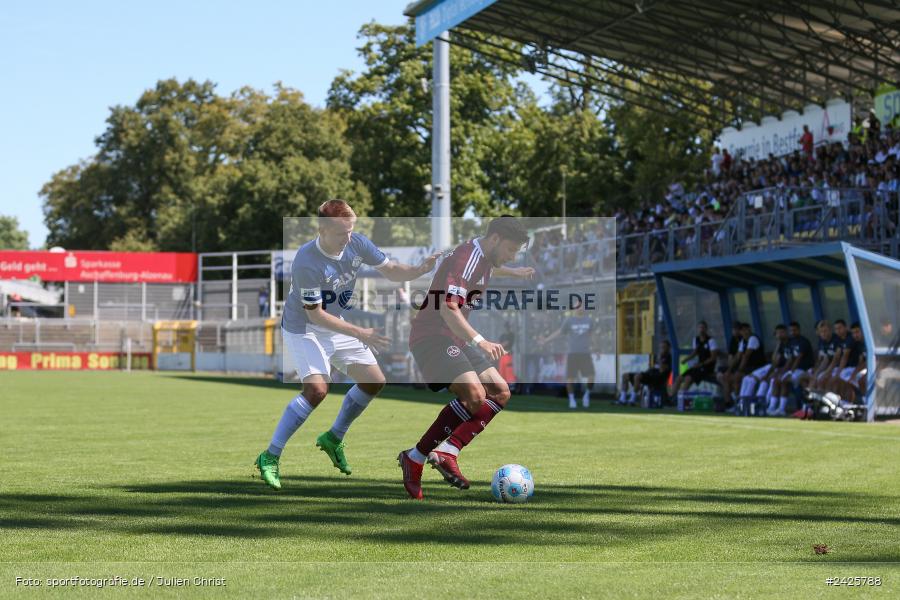 sport, action, Stadion am Schönbusch, SVA, SV Viktoria Aschaffenburg, Regionalliga Bayern, Fussball, FCN, BFV, Aschaffenburg, 4. Spieltag, 10.08.2024, 1. FC Nürnberg II - Bild-ID: 2425788