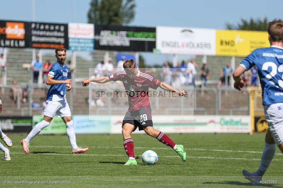sport, action, Stadion am Schönbusch, SVA, SV Viktoria Aschaffenburg, Regionalliga Bayern, Fussball, FCN, BFV, Aschaffenburg, 4. Spieltag, 10.08.2024, 1. FC Nürnberg II - Bild-ID: 2425793