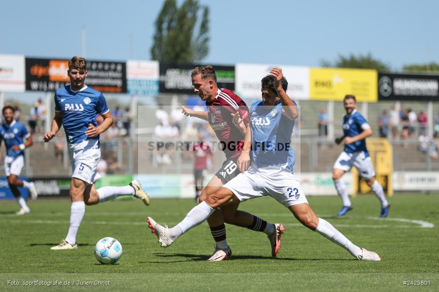 sport, action, Stadion am Schönbusch, SVA, SV Viktoria Aschaffenburg, Regionalliga Bayern, Fussball, FCN, BFV, Aschaffenburg, 4. Spieltag, 10.08.2024, 1. FC Nürnberg II - Bild-ID: 2425801 sport, action, Stadion am Schönbusch, SVA, SV Viktoria Aschaffenburg, Regionalliga Bayern, Fussball, FCN, BFV, Aschaffenburg, 4. Spieltag, 10.08.2024, 1. FC Nürnberg II - Bild-ID: 2425801