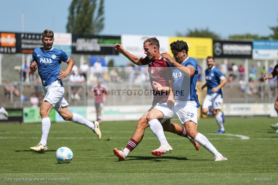 sport, action, Stadion am Schönbusch, SVA, SV Viktoria Aschaffenburg, Regionalliga Bayern, Fussball, FCN, BFV, Aschaffenburg, 4. Spieltag, 10.08.2024, 1. FC Nürnberg II - Bild-ID: 2425802